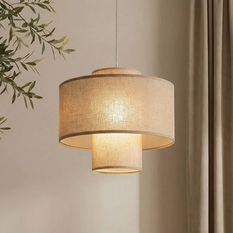 Suspension Luminaire | Twin (Marron Clair)