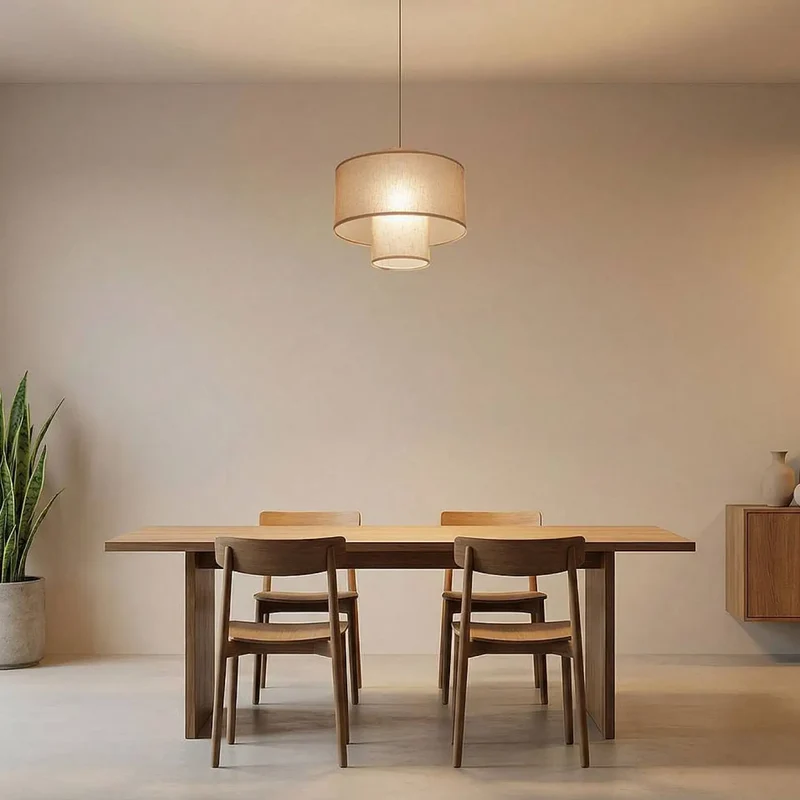Suspension Luminaire | Twin (Marron Clair)