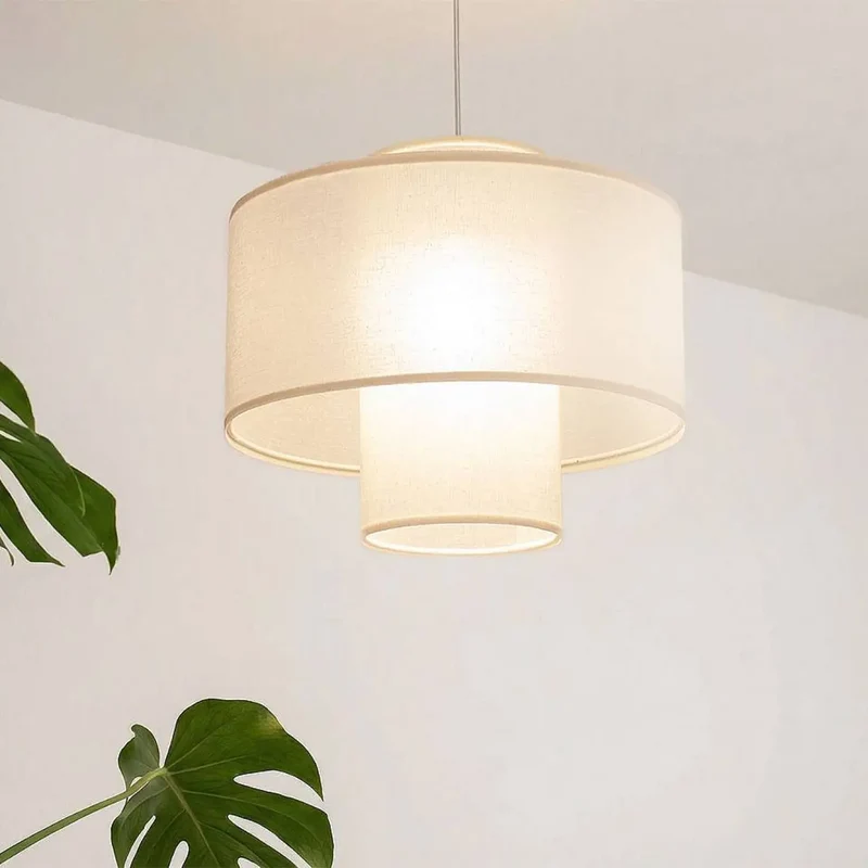 Suspension Luminaire | Twin (Blanc Crème)