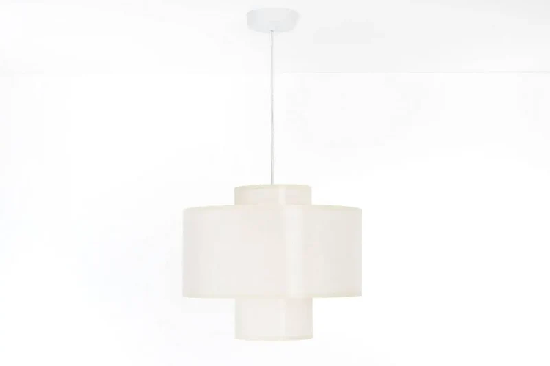 Suspension Luminaire | Twin (Blanc Crème)