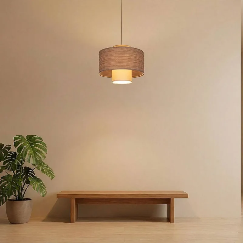 Suspension Luminaire | Twin (Beige/Crème)