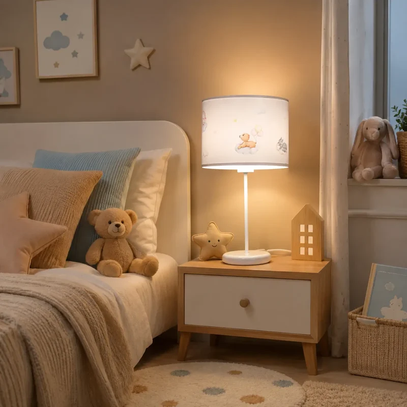 Lampe de Table | SWEET DREAMS (Marron Clair/Blanc/Bleu Clair/ Jaune)