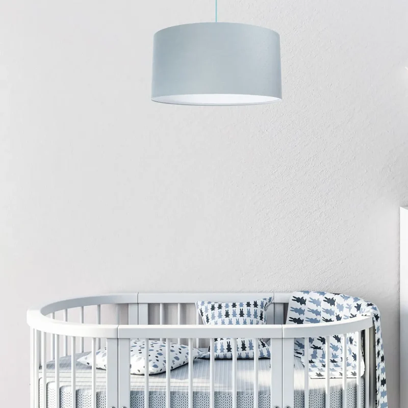 Suspension Luminaire | CLASSIC JASMIN (Bleu Pastel/Blanc)