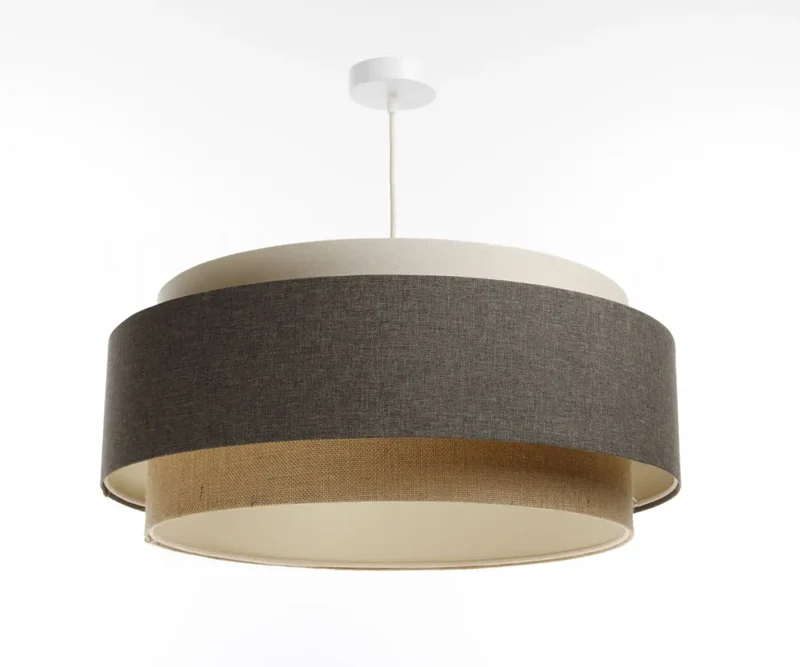 Suspension Luminaire | DOBLO BOHO ELEGANT (Beige/ Crème/ Ecru/Graphite)
