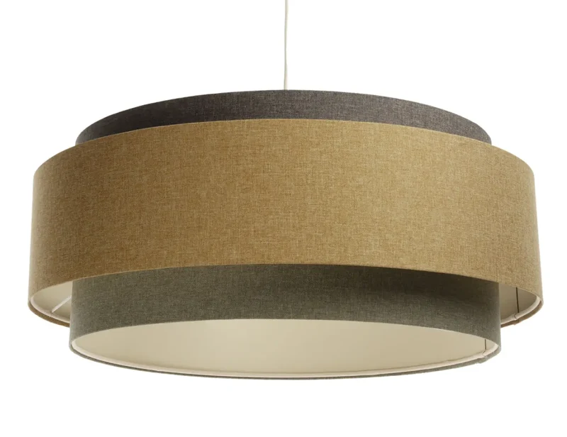 Suspension Luminaire | DOBLO BOHO ELEGANT (Gris Vert/ Marron Gris/ Ecru/Moutarde)
