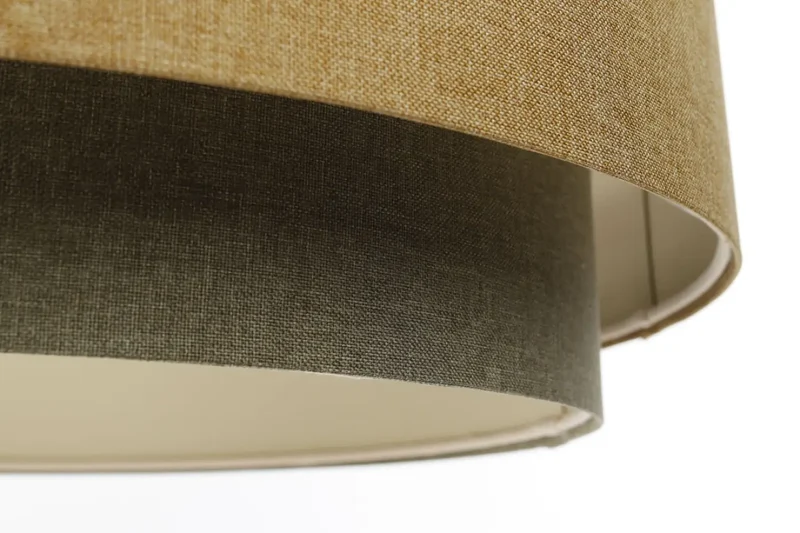 Suspension Luminaire | DOBLO BOHO ELEGANT (Gris Vert/ Marron Gris/ Ecru/Moutarde)