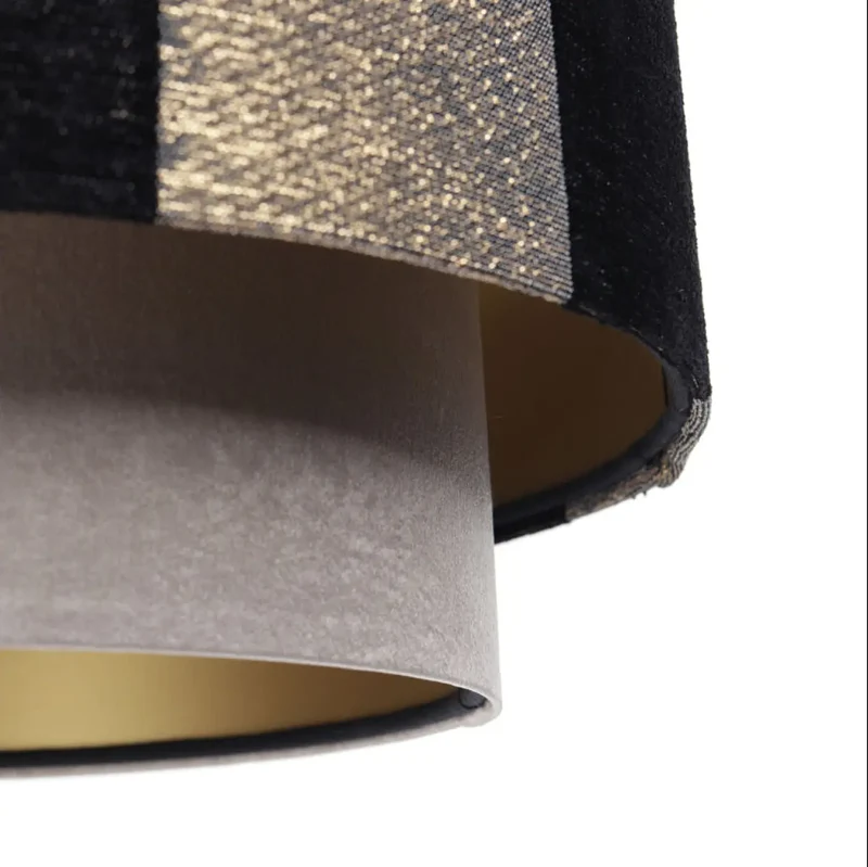 Suspension Luminaire | DOBLO (Gris/Noir/Doré)