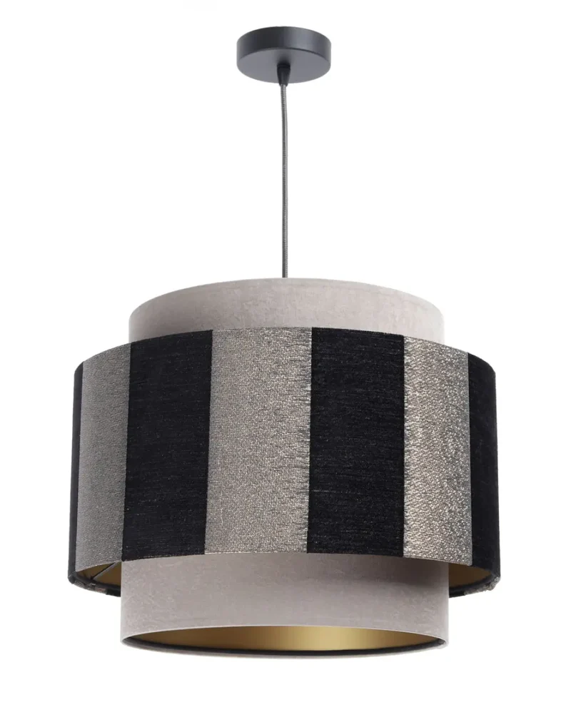 Suspension Luminaire | DOBLO (Gris/Noir/Doré)