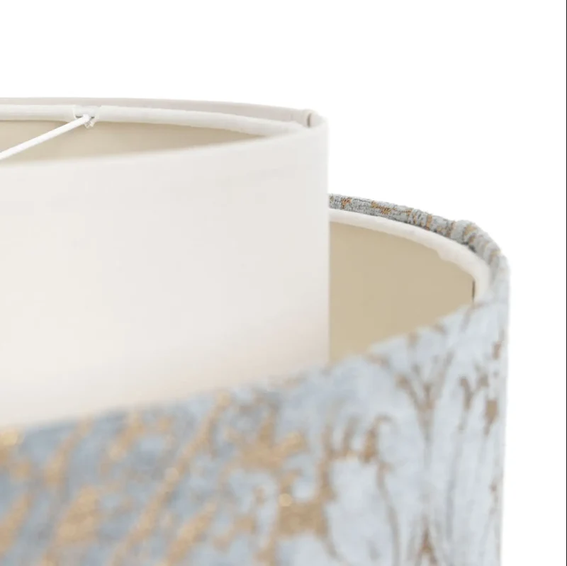 Suspension Luminaire | DOBLO (Crème/Bleu Clair/Ecru)