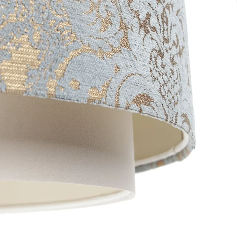 Suspension Luminaire | DOBLO (Crème/Bleu Clair/Ecru)