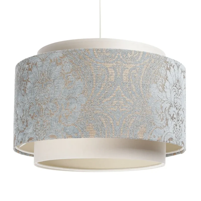 Suspension Luminaire | DOBLO (Crème/Bleu Clair/Ecru)