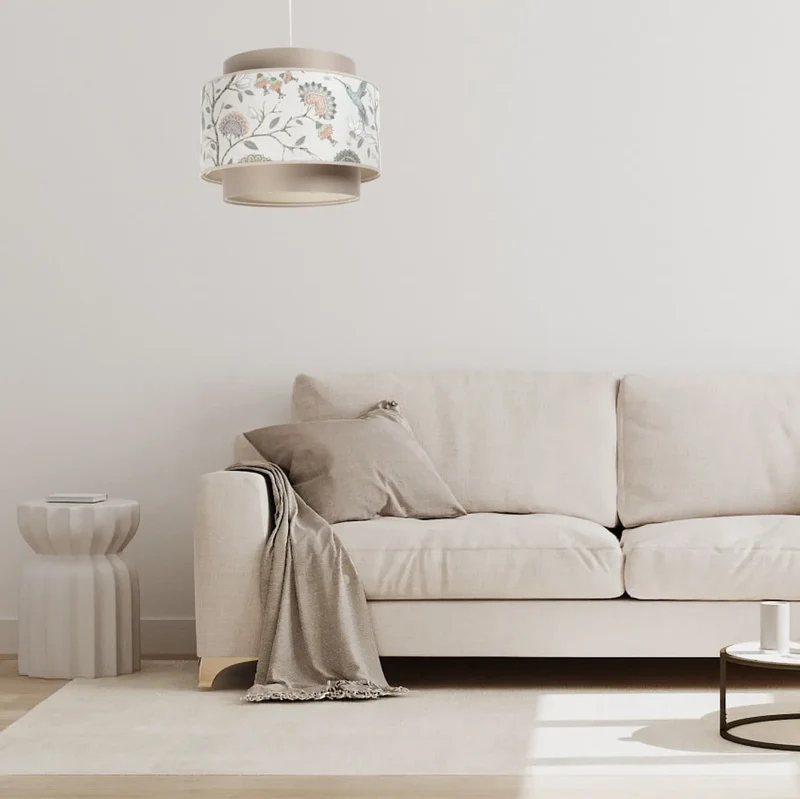 Suspension Luminaire | DOBLO (Beige/Crème/Ecru)