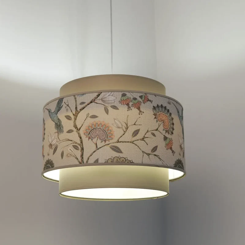 Suspension Luminaire | DOBLO (Beige/Crème/Ecru)