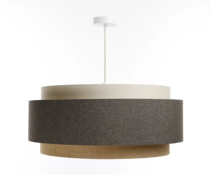 Suspension Luminaire | DOBLO BOHO ELEGANT (Beige/ Graphite/ Ecru)