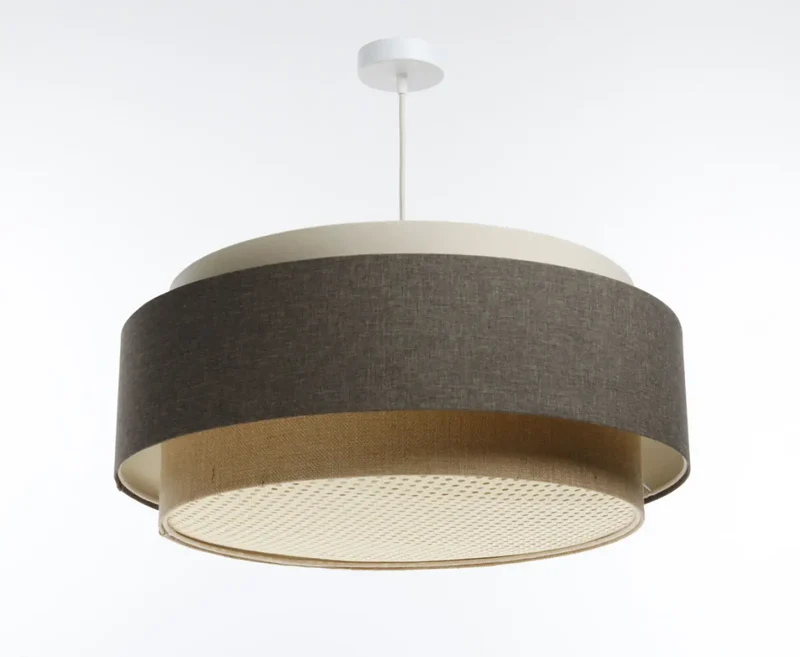 Suspension Luminaire | DOBLO BOHO ELEGANT (Beige/ Graphite/ Ecru)
