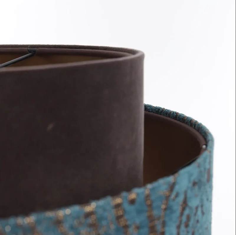 Suspension Luminaire | DOBLO (Marron/Turquoise/Cuivré)