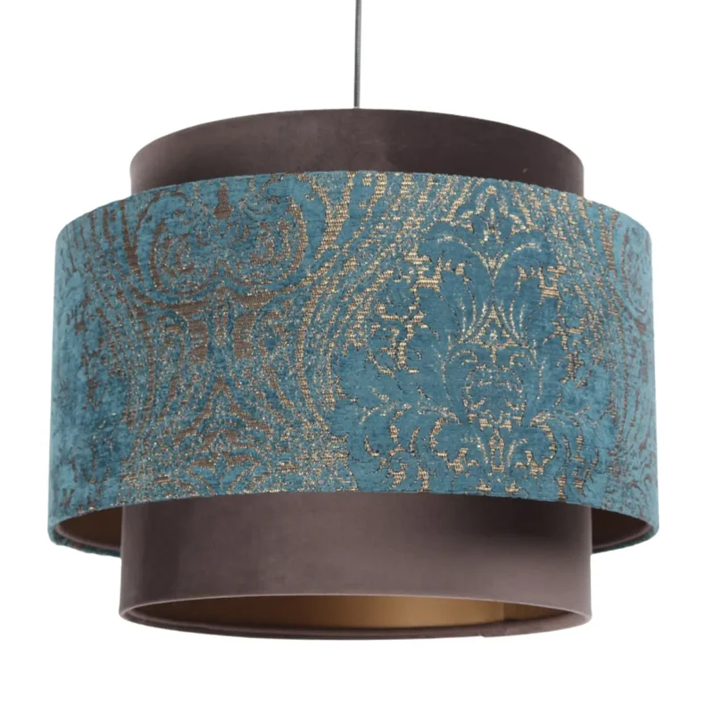 Suspension Luminaire | DOBLO (Marron/Turquoise/Cuivré)