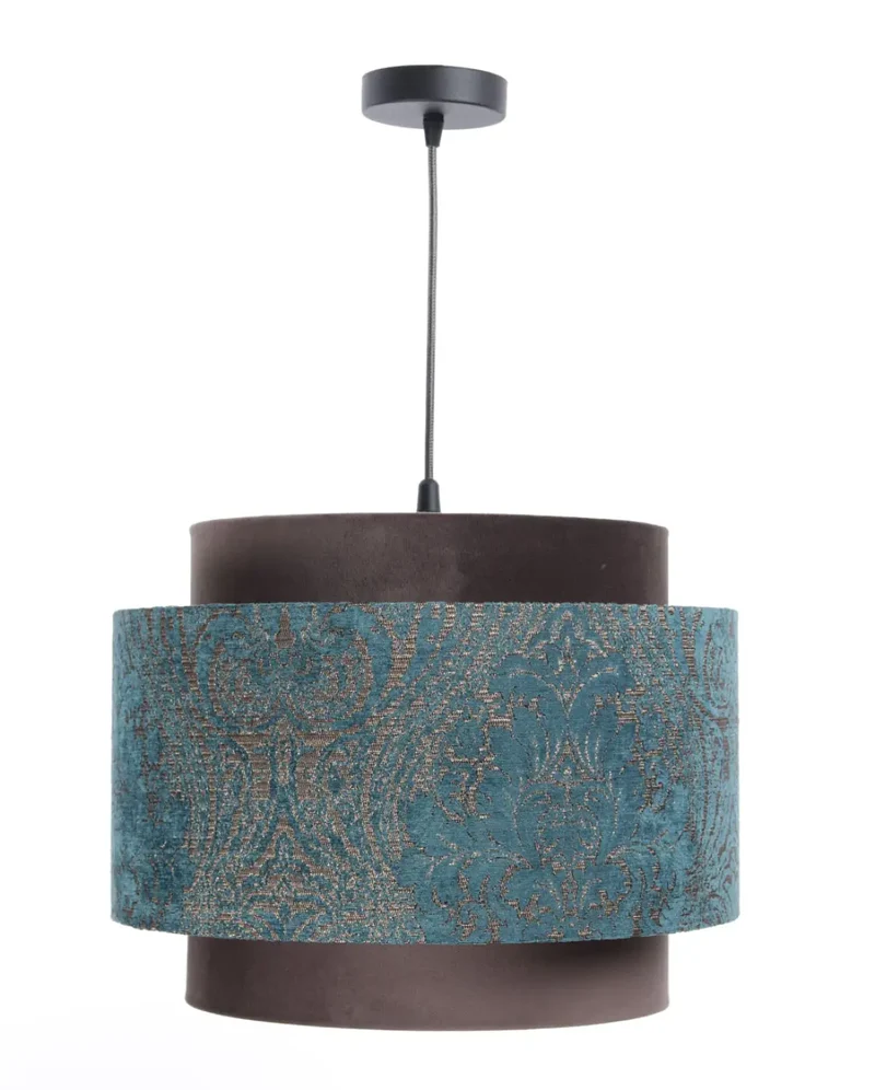 Suspension Luminaire | DOBLO (Marron/Turquoise/Cuivré)