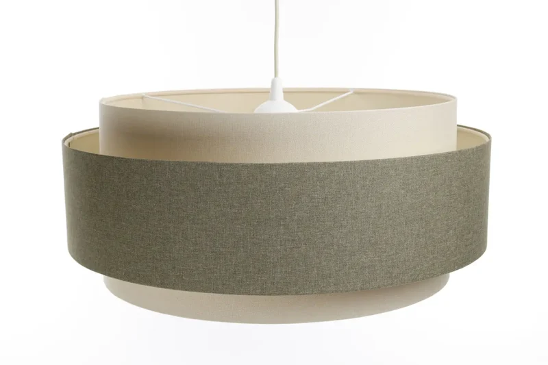 Suspension Luminaire | DOBLO BOHO ELEGANT (Gris Vert/ Ecru/ Blanc Crème)