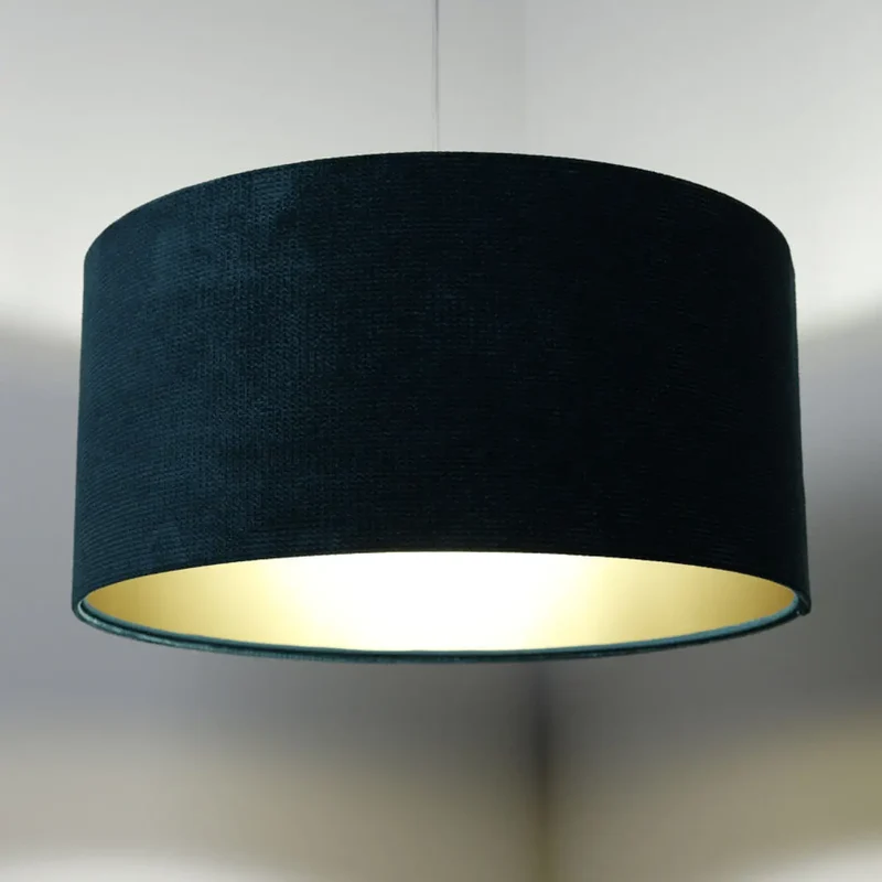 Suspension Luminaire | GLAMOUR STRUCTURAL VELOUR (Vert/Doré)