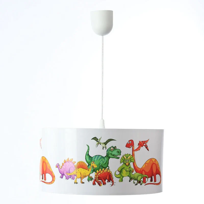 Suspension Luminaire | FOTO KIDS DINOSAURS (Blanc/Vert)
