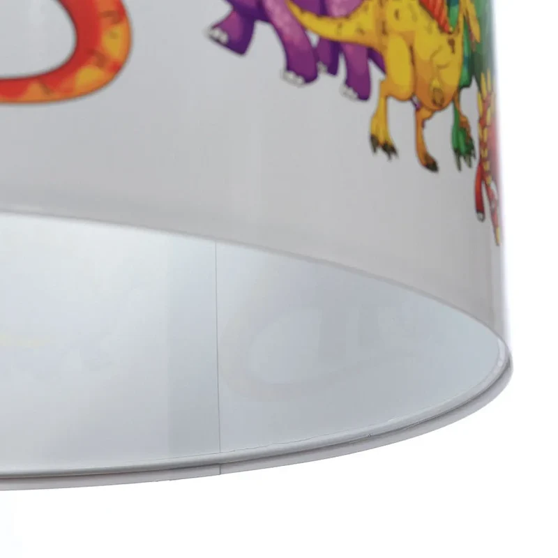 Suspension Luminaire | FOTO KIDS DINOSAURS (Blanc/Vert)