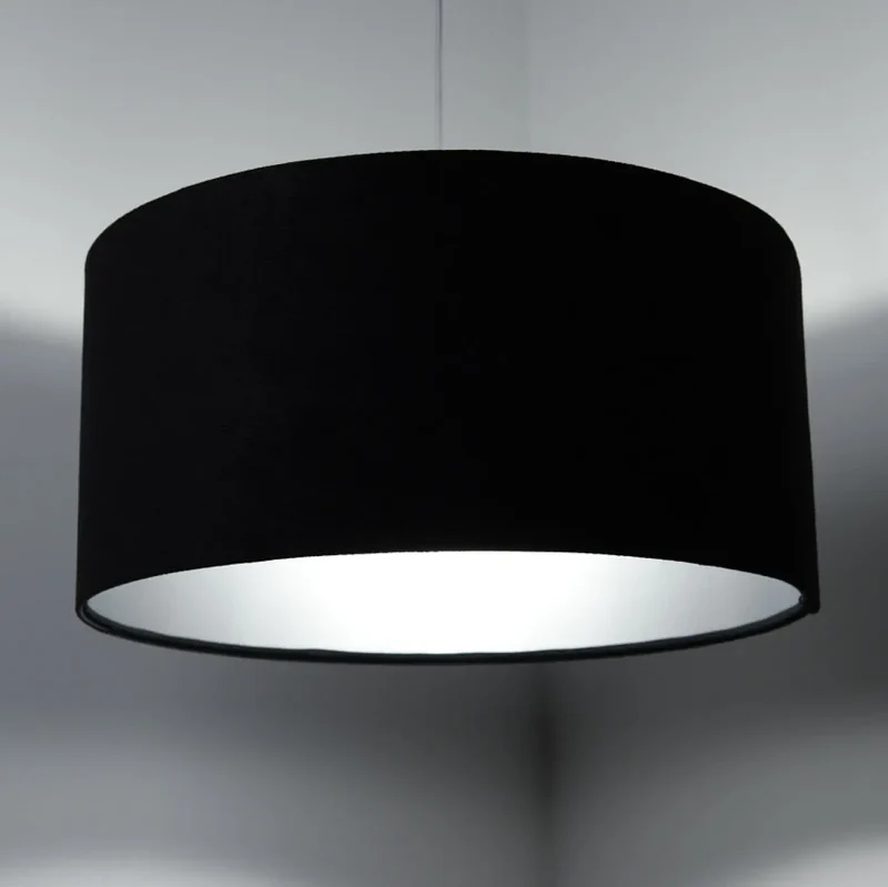 Suspension Luminaire | GLAMOUR STRUCTURAL VELOUR (Noir/Argent)