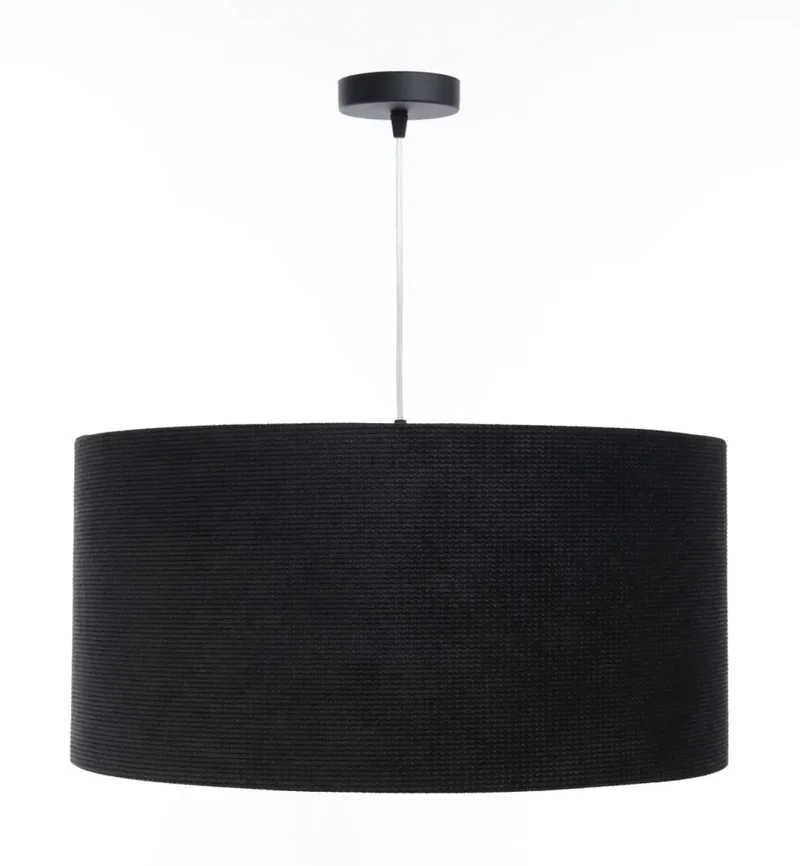 Suspension Luminaire | GLAMOUR STRUCTURAL VELOUR (Noir/Argent)