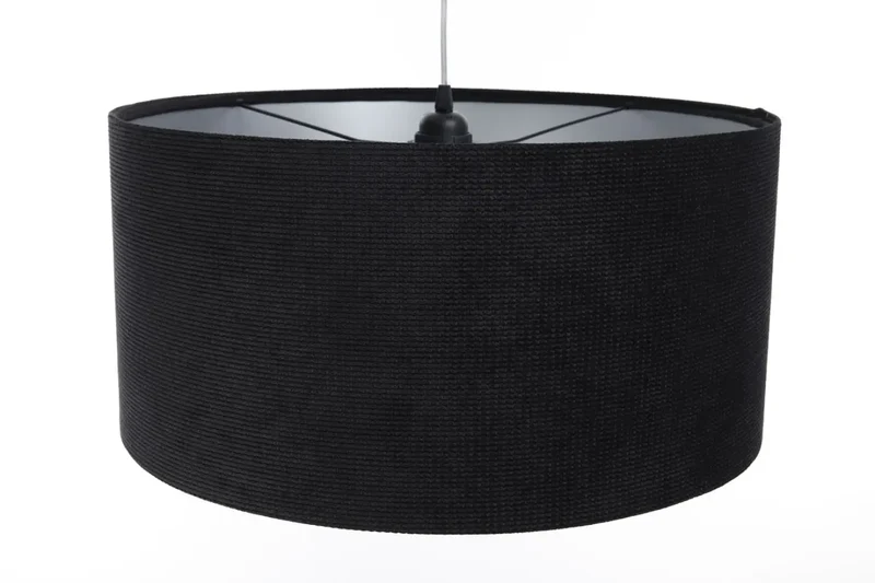 Suspension Luminaire | GLAMOUR STRUCTURAL VELOUR (Noir/Argent)