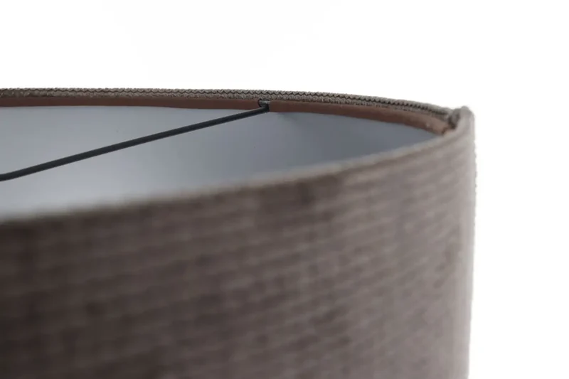 Suspension Luminaire | GLAMOUR STRUCTURAL VELOUR (Gris Marron/Argent)