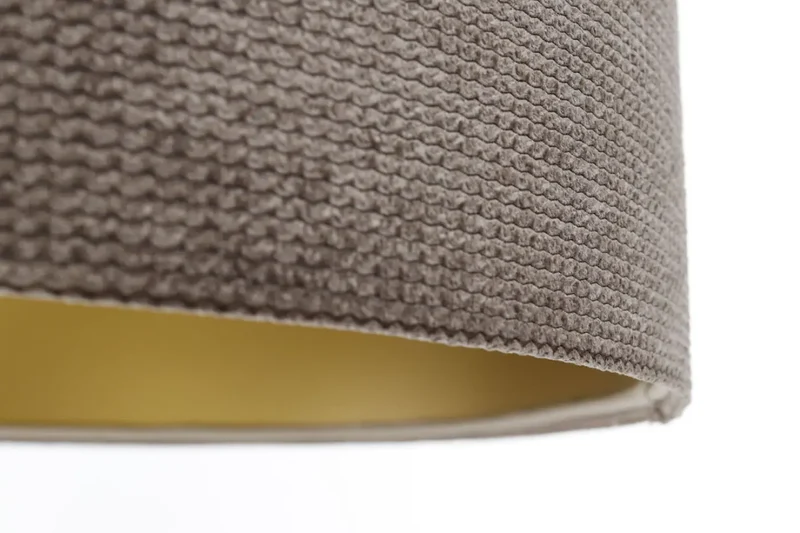 Suspension Luminaire | GLAMOUR STRUCTURAL VELOUR (Marron/Dore)