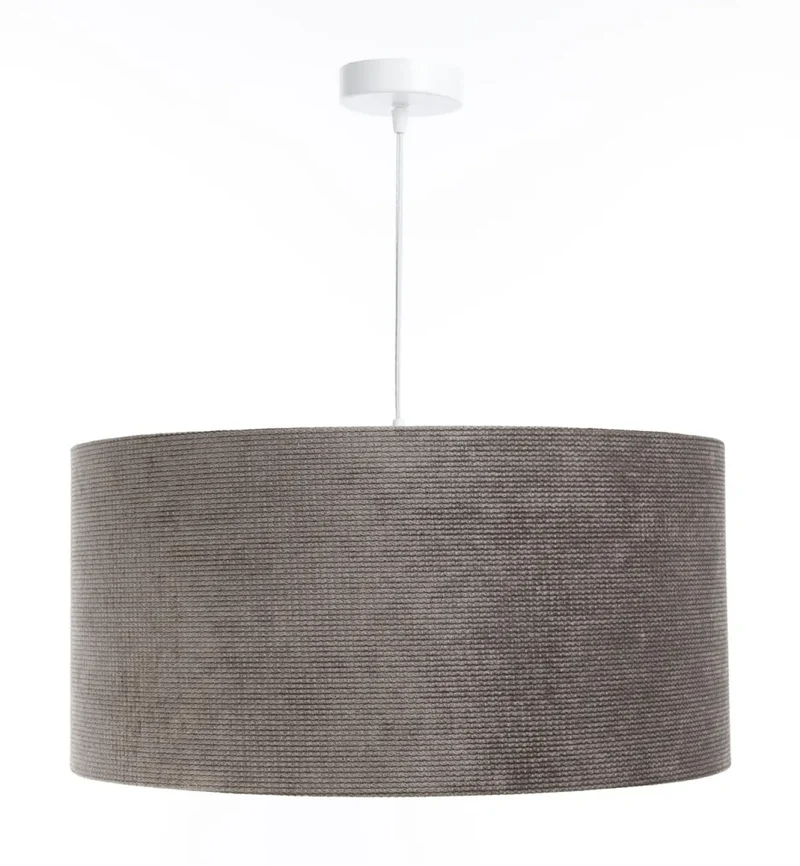 Suspension Luminaire | GLAMOUR STRUCTURAL VELOUR (Marron/Argent)