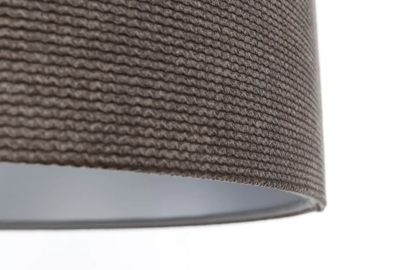 Suspension Luminaire | GLAMOUR STRUCTURAL VELOUR (Marron/Argent)