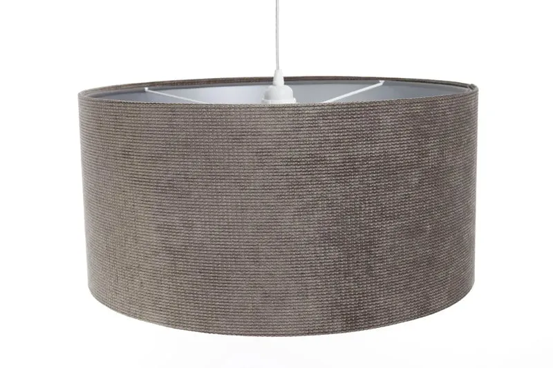 Suspension Luminaire | GLAMOUR STRUCTURAL VELOUR (Marron/Argent)