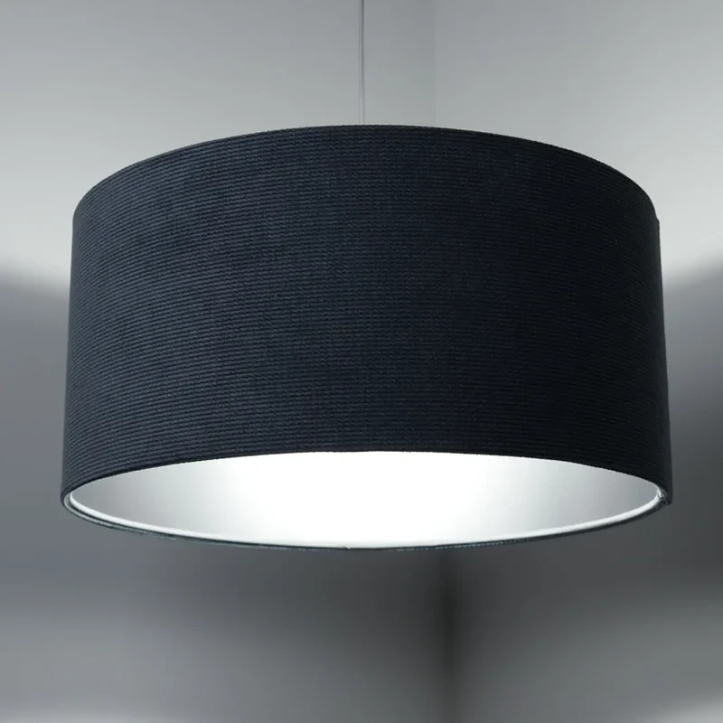 Suspension Luminaire | GLAMOUR STRUCTURAL VELOUR (Bleu Gris/Argent)