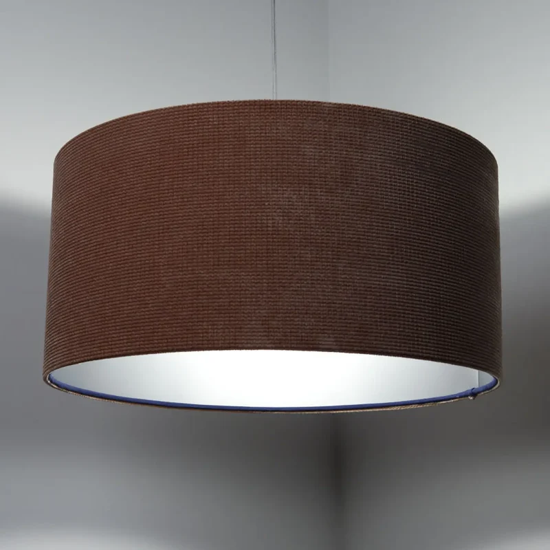 Suspension Luminaire | GLAMOUR STRUCTURAL VELOUR (Rose/Argent)