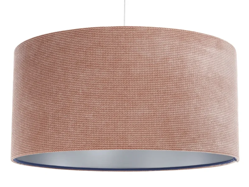 Suspension Luminaire | GLAMOUR STRUCTURAL VELOUR (Rose/Argent)