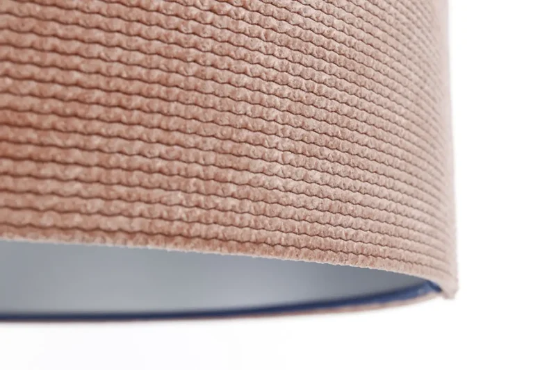 Suspension Luminaire | GLAMOUR STRUCTURAL VELOUR (Rose/Argent)
