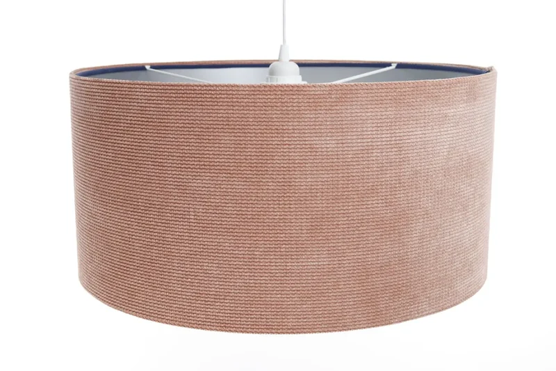 Suspension Luminaire | GLAMOUR STRUCTURAL VELOUR (Rose/Argent)