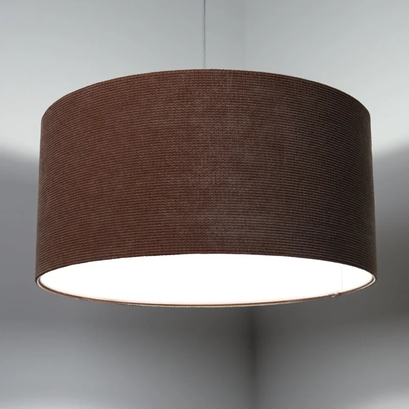 Suspension Luminaire | GLAMOUR STRUCTURAL VELOUR (Rose/Blanc)