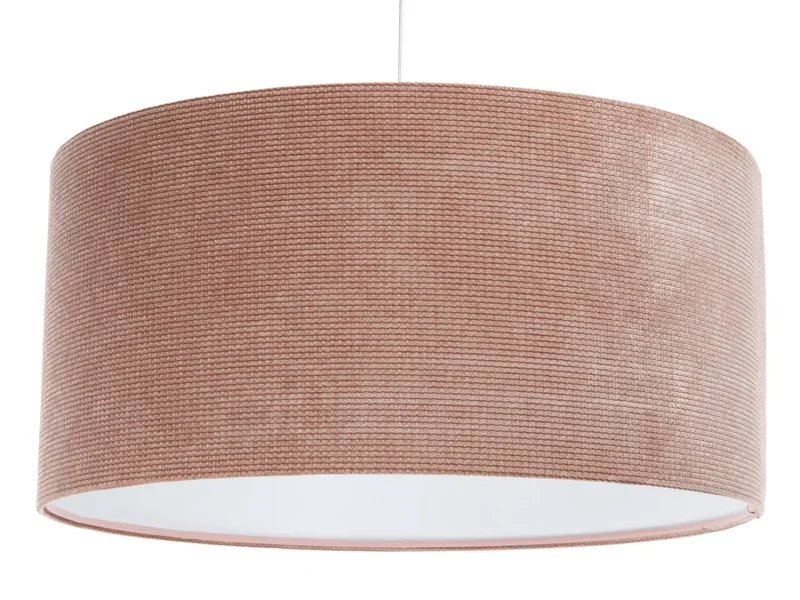 Suspension Luminaire | GLAMOUR STRUCTURAL VELOUR (Rose/Blanc)