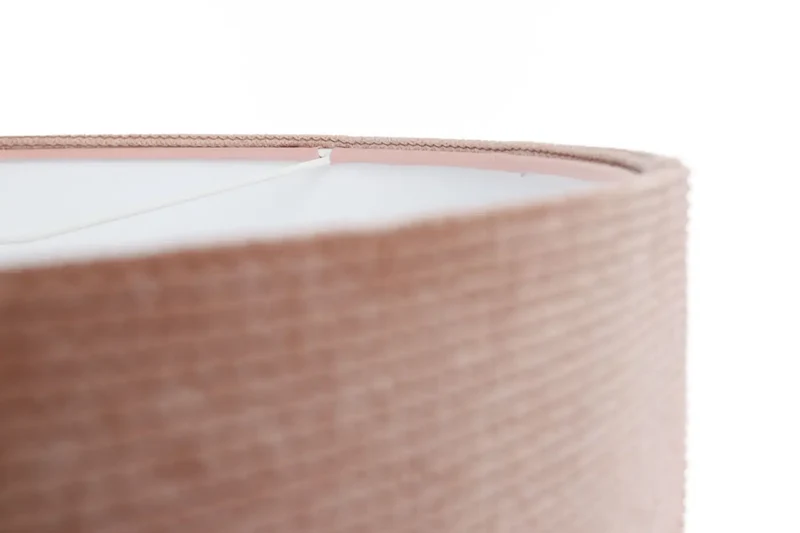 Suspension Luminaire | GLAMOUR STRUCTURAL VELOUR (Rose/Blanc)
