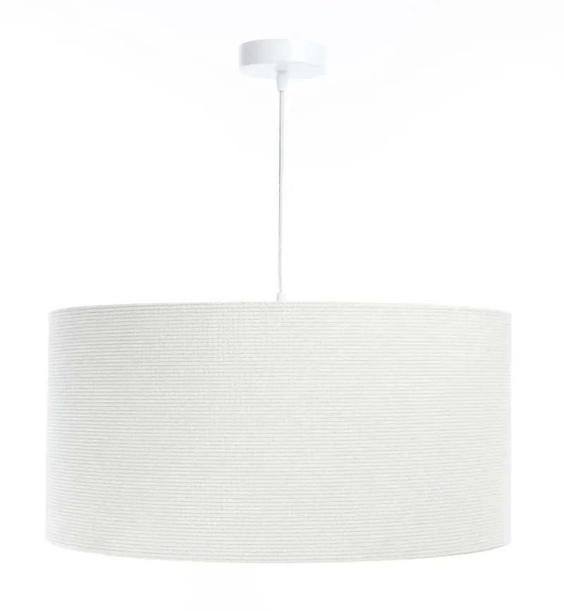 Suspension Luminaire | GLAMOUR STRUCTURAL VELOUR (Blanc Crème)