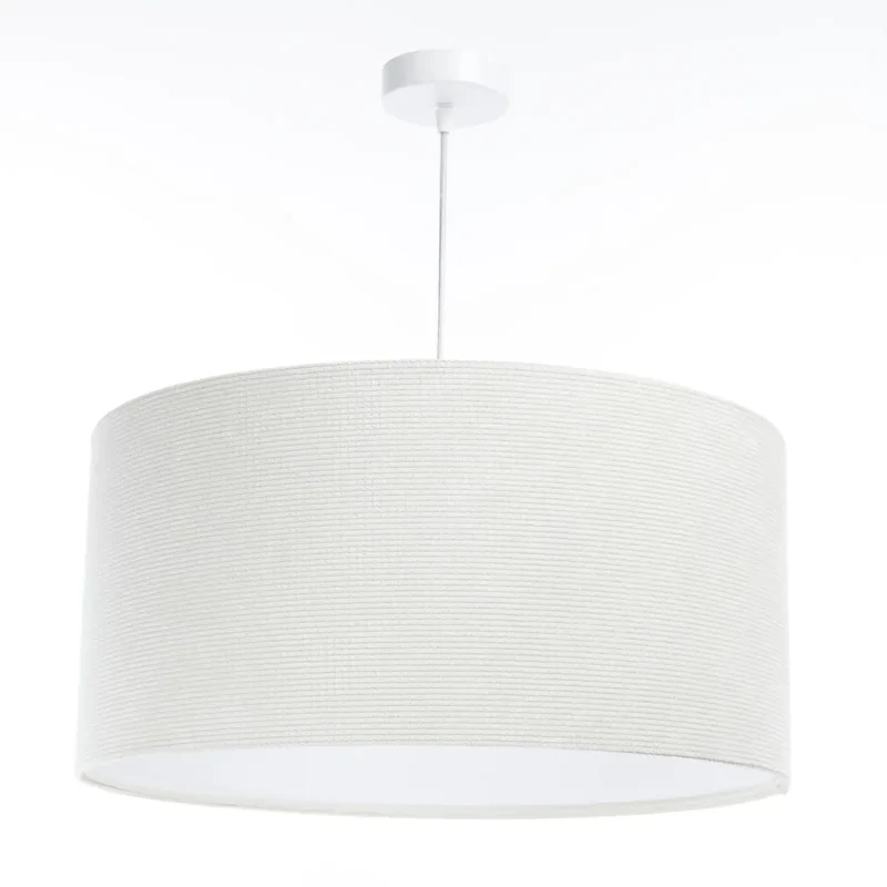 Suspension Luminaire | GLAMOUR STRUCTURAL VELOUR (Blanc Crème)