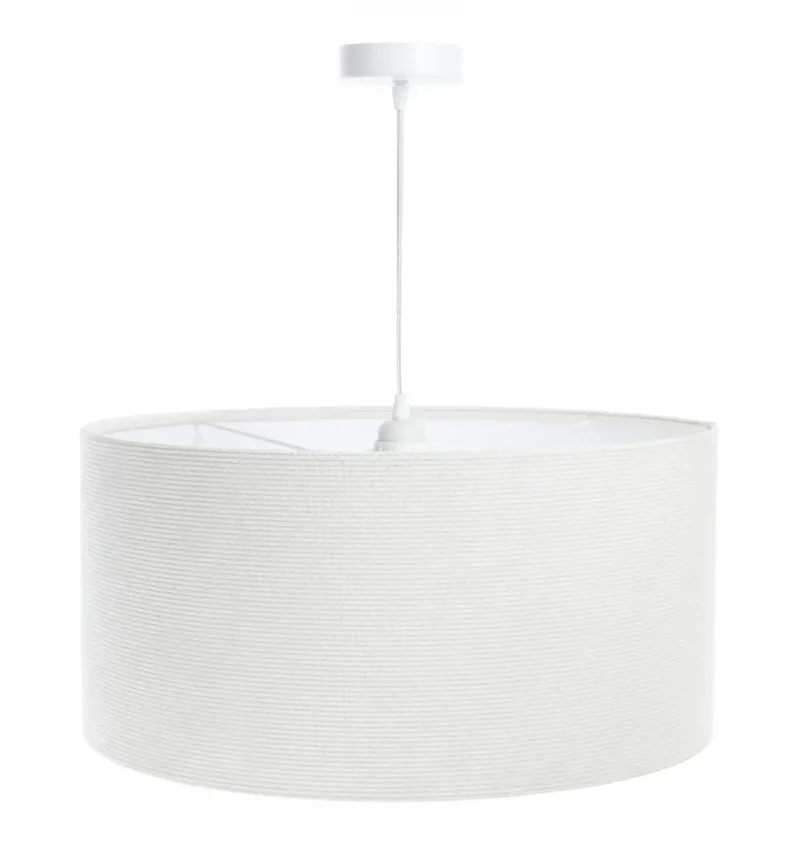 Suspension Luminaire | GLAMOUR STRUCTURAL VELOUR (Blanc Crème)