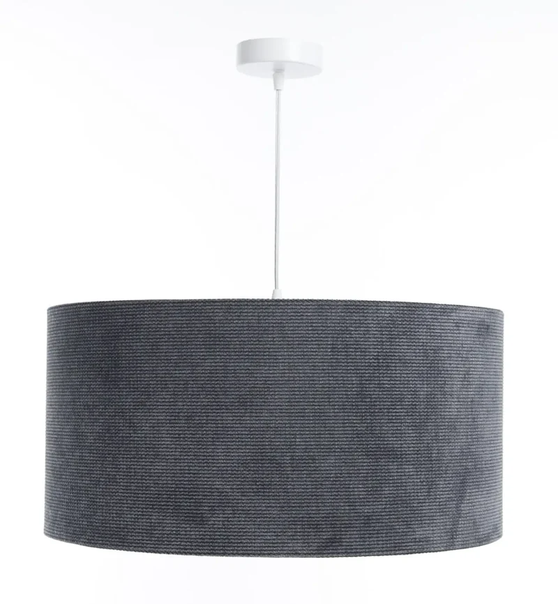 Suspension Luminaire | GLAMOUR STRUCTURAL VELOUR (Graphite/Argent)