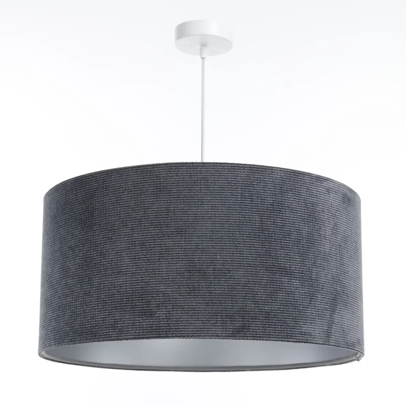Suspension Luminaire | GLAMOUR STRUCTURAL VELOUR (Graphite/Argent)