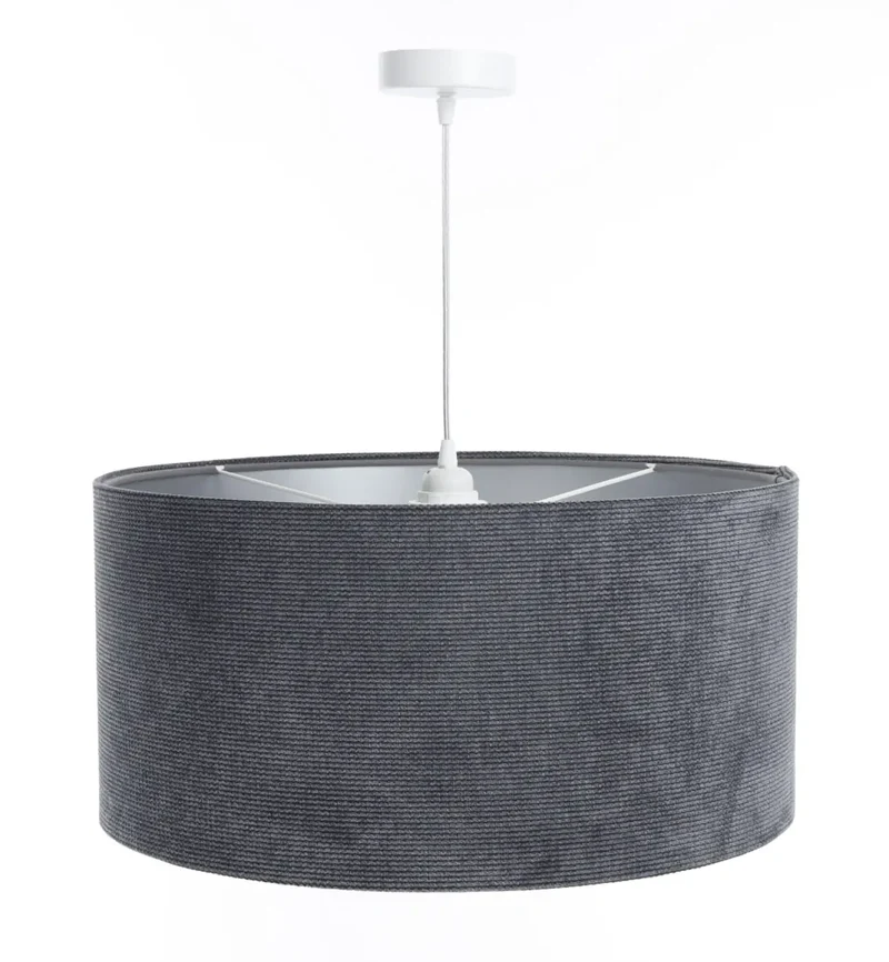 Suspension Luminaire | GLAMOUR STRUCTURAL VELOUR (Graphite/Argent)