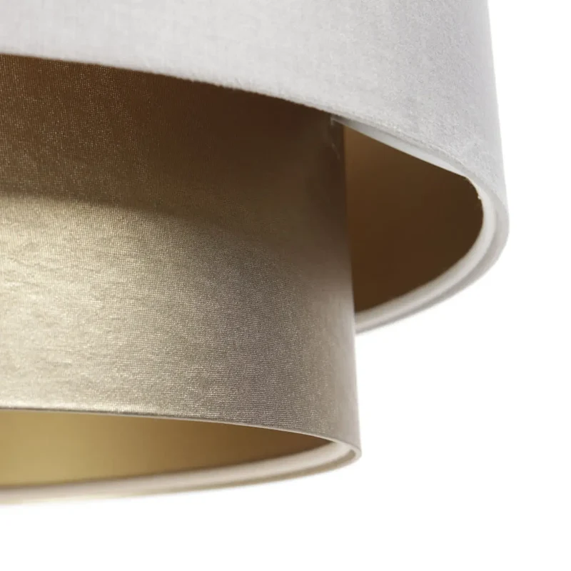 Suspension Luminaire | DOBLO (Crème/Doré)