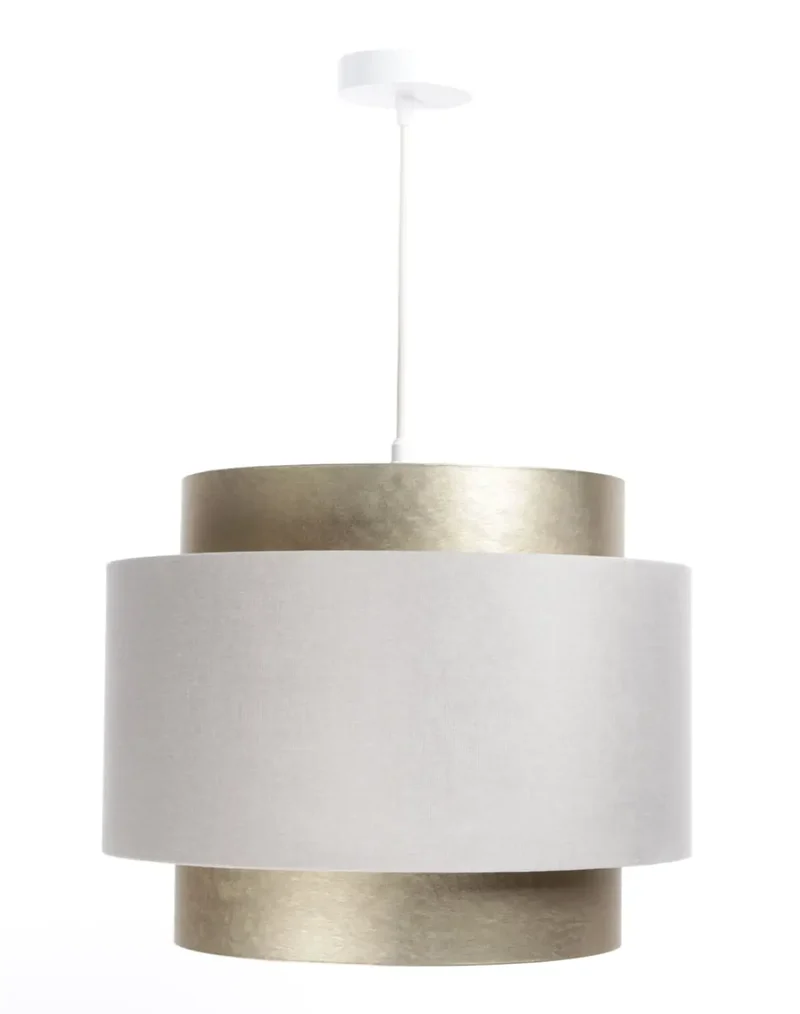 Suspension Luminaire | DOBLO (Crème/Doré)
